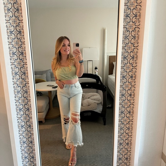 Denim - SET OF 2 VICI Distressed Jeans